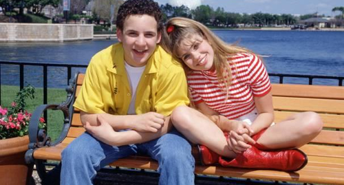 Cory and Topanga from 'Boy Meets World'